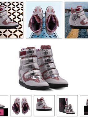"Up Walker" Wedge Sneaker by David Kornhauser